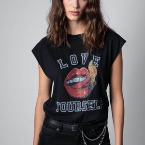 ZADIG & VOLTAIRE Cecilia Mouth T-Shirt